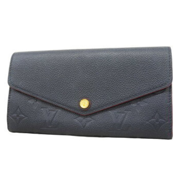 Louis Vuitton Empreinte Portefeuille Sarah Marine Rouge Long Wallet - Picture 1 of 9